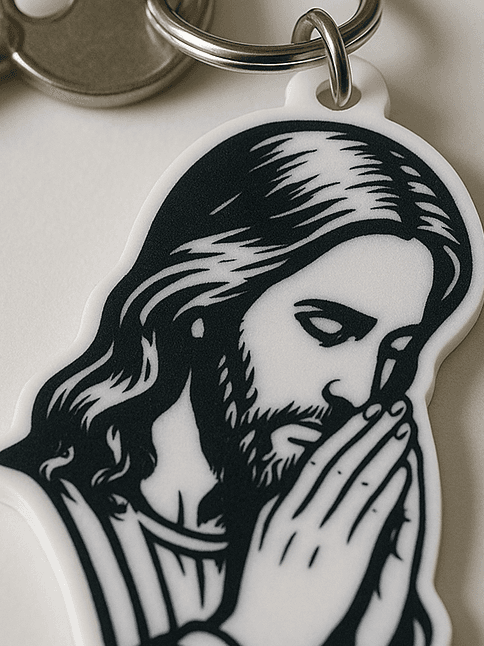 Chaveiro Jesus Em Oração 2